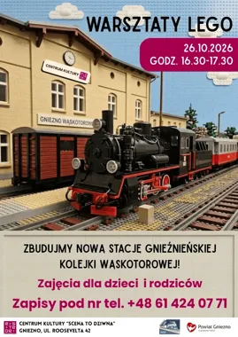 Z klocków powstanie nowa stacja kolejki w Gnieźnie